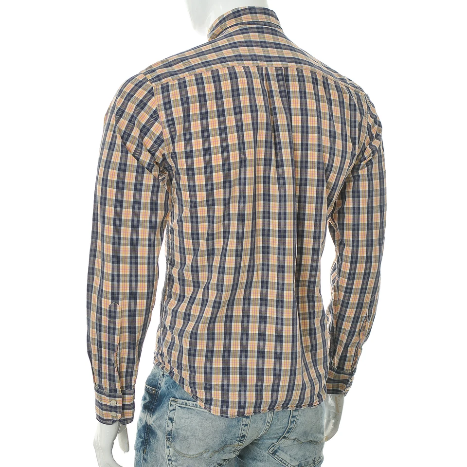 Peak Performance Men's Button Down Plaid Shirt Casual Long Sleeve Size L genuine - Image 3 of 4