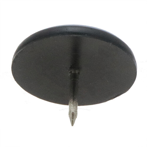 24 Stück 22 mm Nail On Teflongleiter, Nagelschieber, Stahlnageleinsatz, PTFE-Basis - Bild 5 von 7