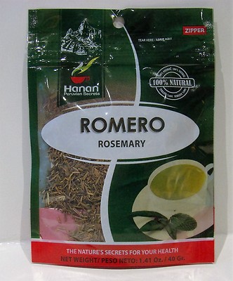 Romero Hierba (Rosemary Herbs) (40 grs) (Hanan)