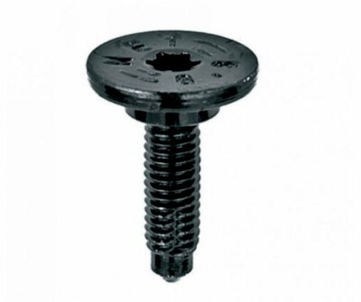 10x Befestigung Schrauben 46419734 Torx  F6  M6 x 1,0 schwarz 323