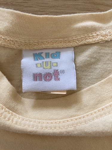 kid-u-not girls t shirt giraffe bow tie Memphis Zoo Gold size medium 100% Cotton - Picture 3 of 6