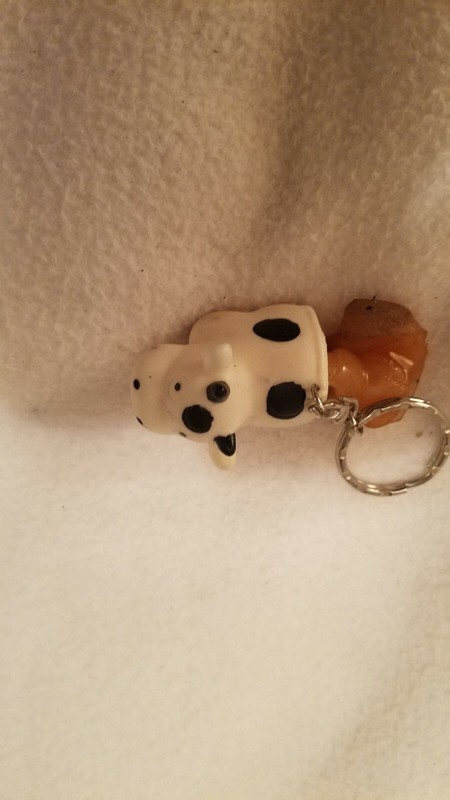 Holstein Cow Key Chain