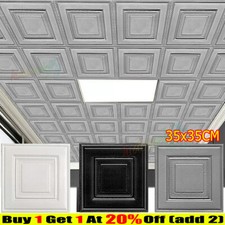 60X 3D Wall Panels Decorations Waterproof Wall Ceiling Tiles Cladding Wallpaper