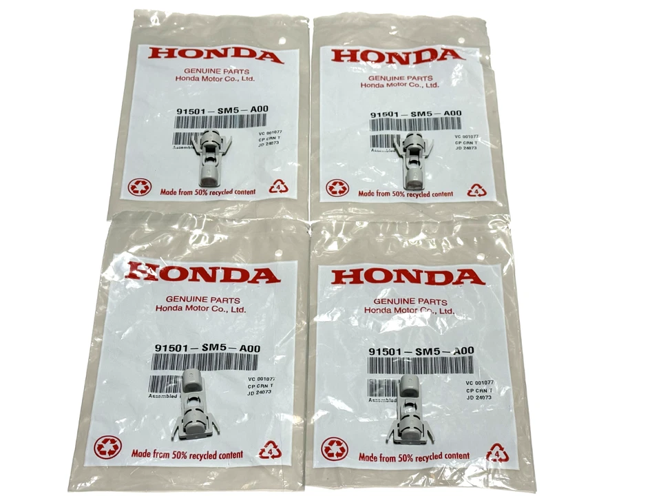 2006-2014 Honda Ridgeline Roof Molding 06-14 Clip 6mm 4pcs Set OEM Genuine - Image 2 of 4