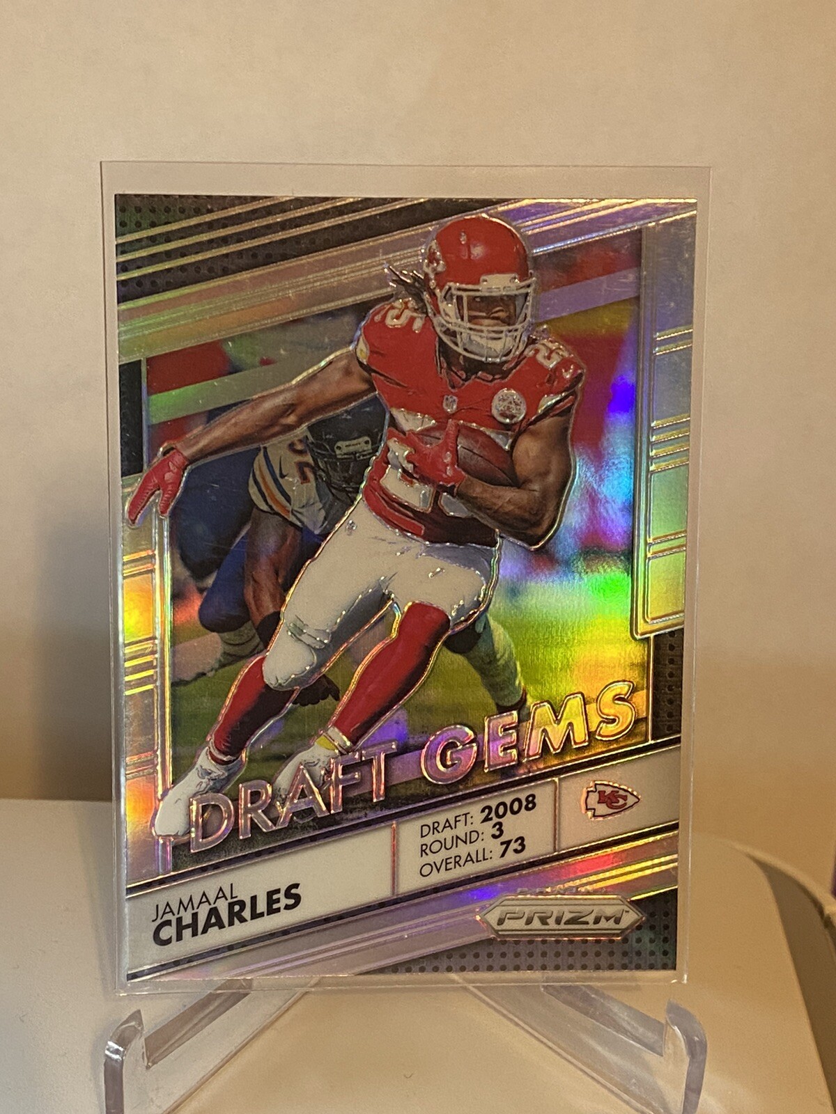 2016 Panini Prizm Jamaal Charles Draft Gems Prizm!
