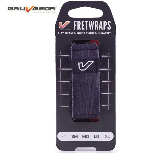 Gruv Gear FretWraps Ammortizzatore per Chitarra Basso Corda Muter Confezione da 1 Ebano Large - Foto 1 di 2