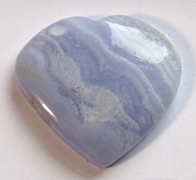 FABELHAFTES GESCHNITZTES BLAUES SPITZENACHAT HERZ - 4,0 x 4,1 cm 22,18 g #3