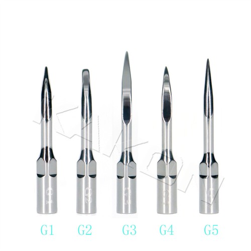 5pcs Dental G1-G5 Ultrasonic Scalers Scaling Tip Fit EMS WOODPECKER Handpiece - Picture 4 of 4