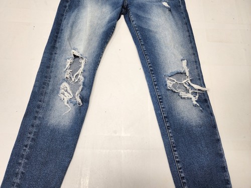KANCAN Womens Mid Rise Distressed Skinny Stretch Ankle Jeans Size 3/25 #38328 - Picture 3 of 7