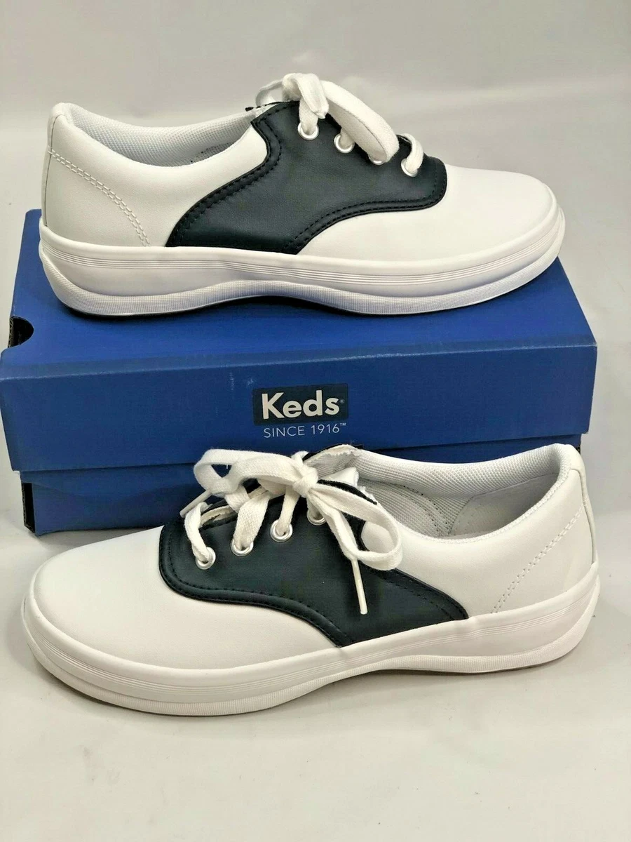 pålægge fremstille forslag Keds School Days II Sneaker Little Girls White/Navy Size 5 WIDE Laces * NO  BOX | eBay