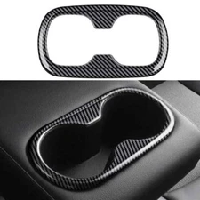 For Toyota Corolla Carbon Fiber Rear Armrest Water Cup Holder Frame 2020-2023