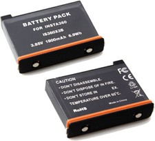 2-Pack Replacement Battery for Insta360 X3 Battery-1800mAh Insta 360 X3 Battery