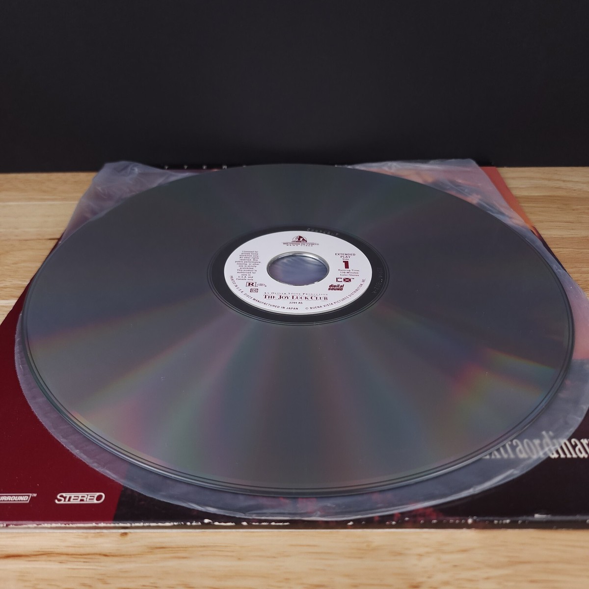 The Joy Luck Club Laserdisc LD Movie Letterbox Edition Amy Tan