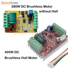 BLDC 3 Phase PWM Hall Motor Controller DC Brushless Driver Board 380W/400W