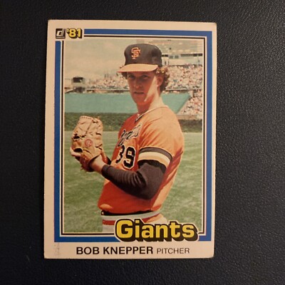 1981 Donruss 194 Bob Knepper San Francisco Giants Baseball Card | eBay