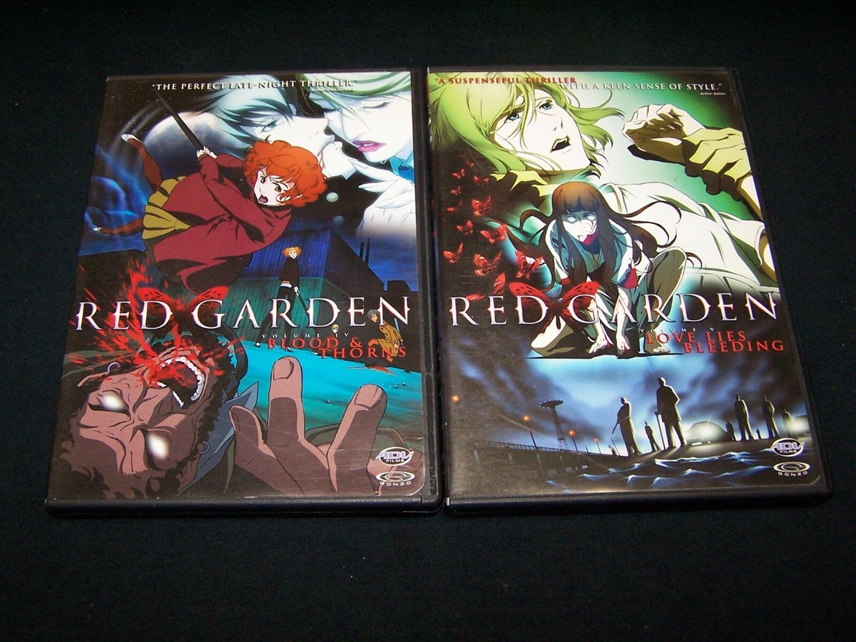 Red Garden Vol. 4 & 5 Used Anime DVDs ADV Films 702727123023