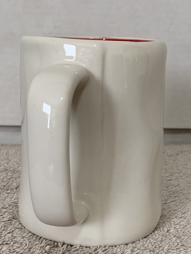 Rae Dunn HUBBY Coffee Mug LL RED INTERIOR Valentine’s Day HTF - Picture 4 of 12