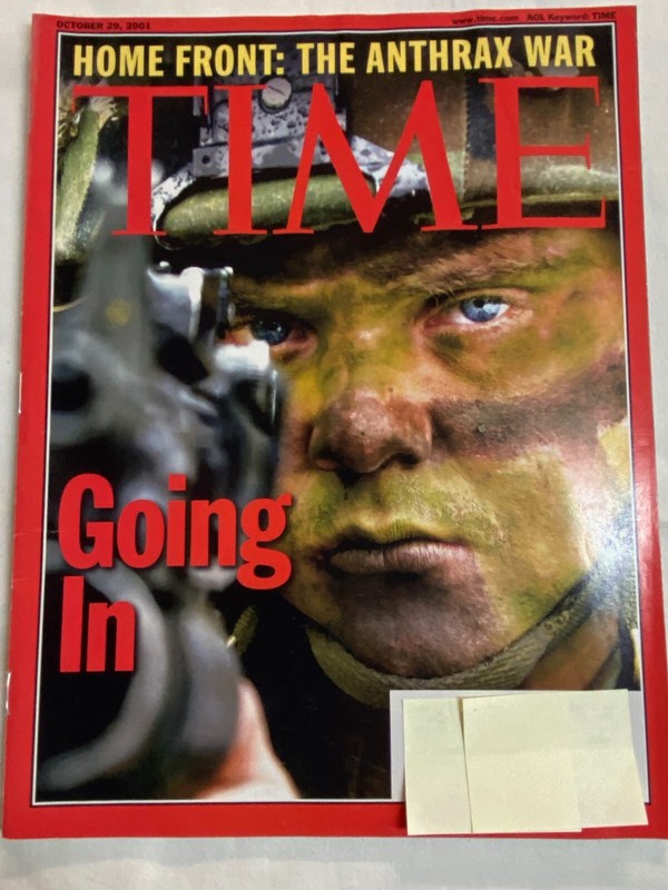 Time Magazine Oct 29, 2001 Going In: Afghanistan; Anthrax Attack