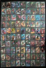 2022 Marvel Fleer Ultra Avengers - Complete Green Foil Set (153 Cards)
