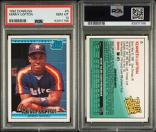 1992 Donruss Kenny Lofton Rated Rookie RC PSA 10 GEM MINT