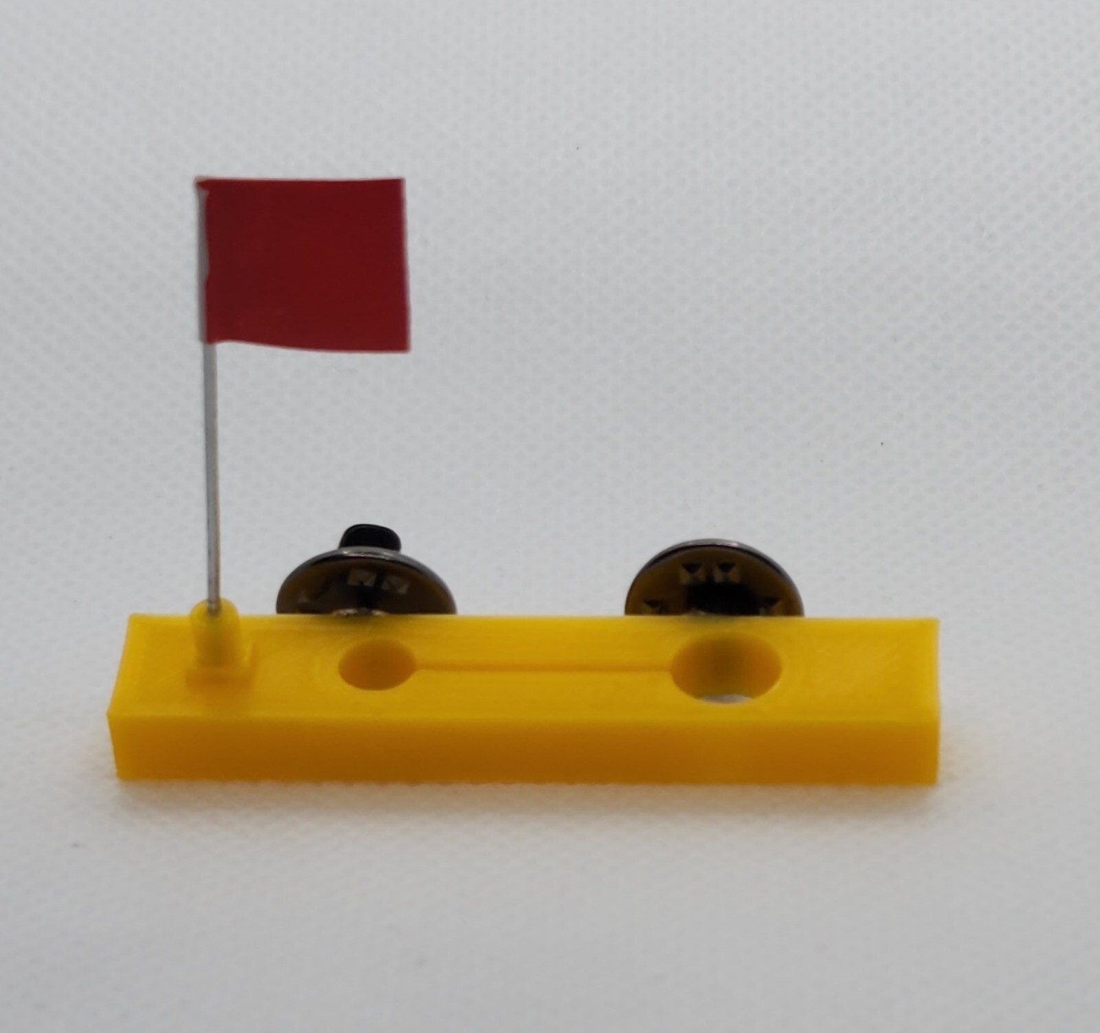 2 PACK NEW Ice Fishing Tip Up Pin  Veteran Made Yellow 2in 3D printed 