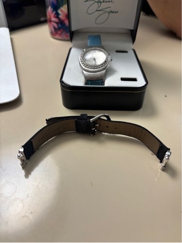 Women's Suzanne Somers Collection Watch Silver Blue - Picture 5 of 6