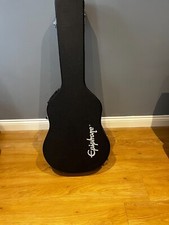 Epiphone Aj-220sce 6 String Satinwood And Mahogany Electro-acoustic Guitar -...