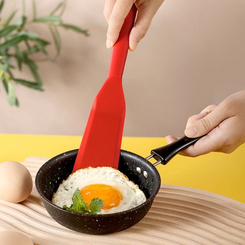 2 Pcs Spatula Frying Silicone Turner Spatulas for Cooking Pancake - Picture 11 of 12