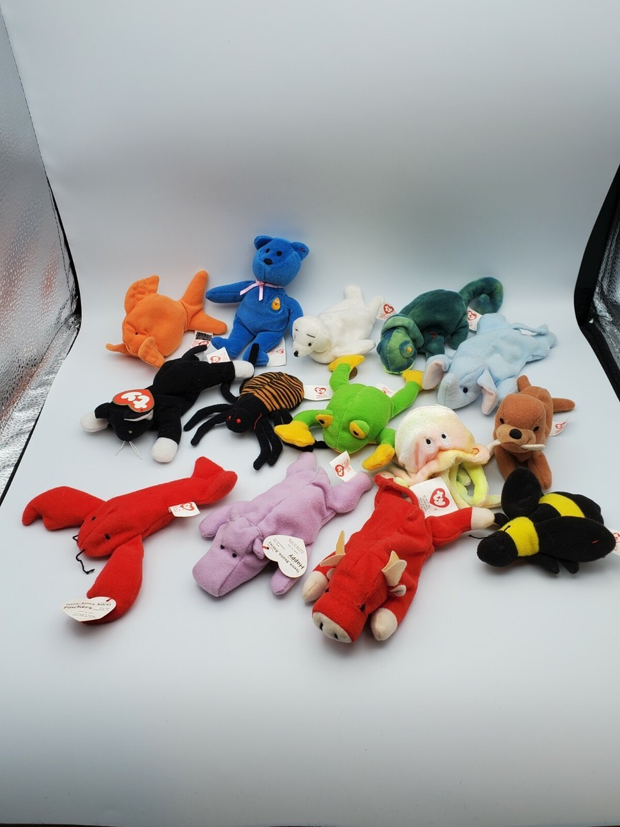 【レア】マクドナルド　teenie BEANIE BABIES Huge Ty Teenie Beanie Babies Lot x14 McDonald's Happy Meal