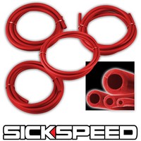 3 Meter Silicone Hose Kit Set For Engine Bay Dress Up 4mm 6mm 8mm 12mm Red P6 on sale 3 Meter Silicone Hose Kit Set For Engine Bay Dress Up 4mm 6mm 8mm 12mm Red P6 on sale