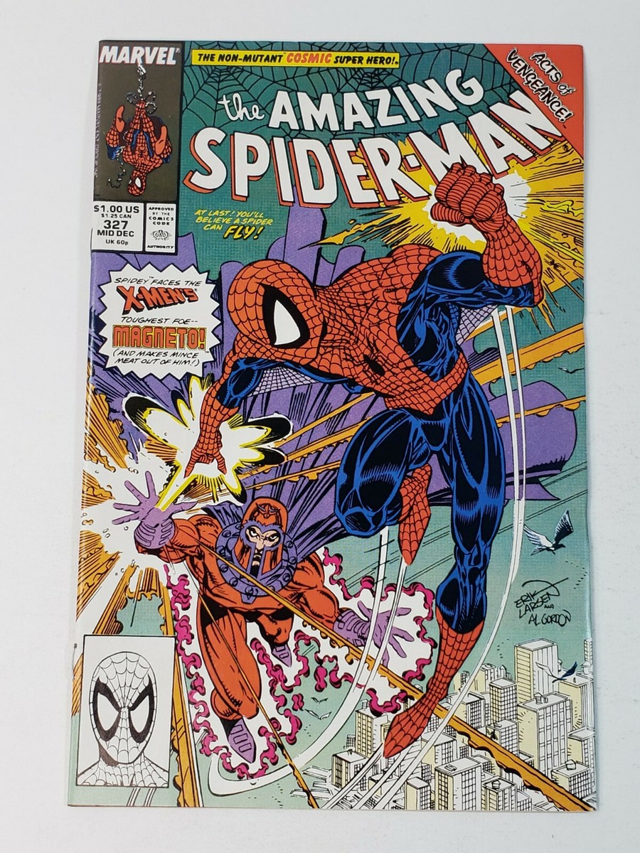 Amazing Spider-Man 327 Marvel Comics Magneto app Copper Age 1989