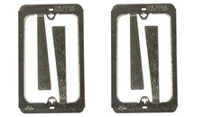 Hubbell RACO 2-Pk 1-Gang Metal Low voltage Wall Electrical Mounting Brackets 6E