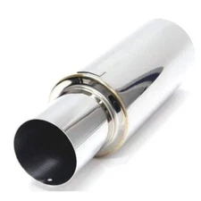 Blox Racing BXEX-00106 60.5mm Street N1 Muffler - Straight Tip NEW