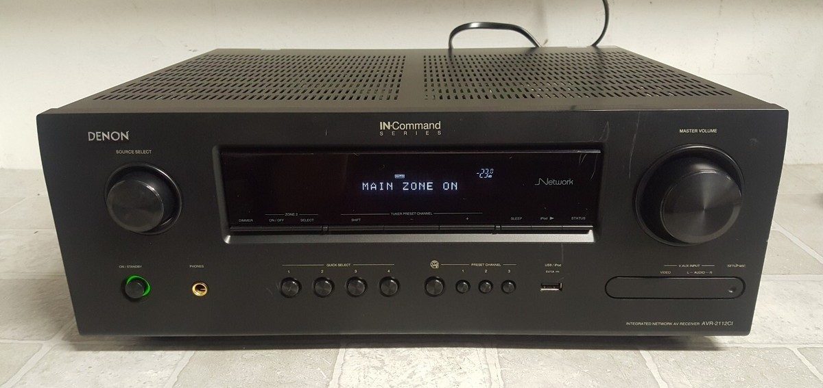 Denon AVR-2112CI - 7.1 Network HDMI Home Theater Surround Sound