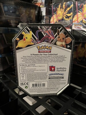 Pokemon Trading Card Game Eevee V Powers Tin TCG SEALED | eBay