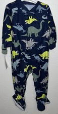 Pajamas Dinosaur Footed Just one you by Carter  s Boy Sz 12 Months Lot Of 2