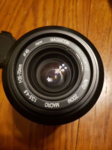 Magnicon 35-70mm F3.5-4.8 Auto Zoom Macro Lens for Mount SLR Cameras