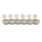 Nickel 6 Inline Vintage Split Post Guitar Tuning Pegs Machine Heads For ST/TL