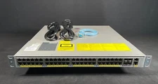 Cisco Catalyst 4948 WS-C4948E-F 48 Port Gigabit Switch Dual AC-Same Day Shipping