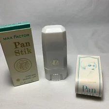 Vintage Max Factor Pan-Stik 725-D Cream Make-Up Original Box