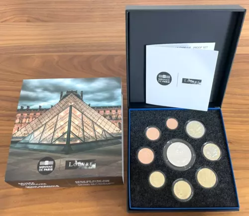 FRANCE 2025 - COFFRET BE MUSEE DU LOUVRE AVEC 20 EURO ARGENT BE - 2025 EX - II