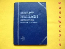 #9695 GREAT BRITAIN SHILLING STARTING 1953 - NEW WHITMAN FOLDER