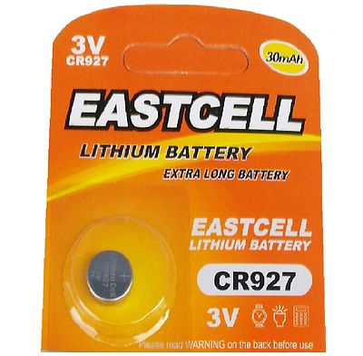 20 x CR927 3V Lithium Knopfzelle 30 mAh ( 4 Blistercard a 5 Batterien )EASTCELL