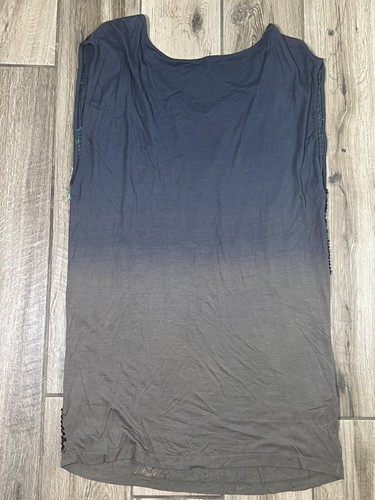 Mini abito Paul & Joe Sister paillettes tunica grigio blu taglia 3 large Y2K - Foto 13 di 15
