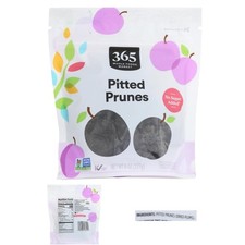 Delicious 8oz Pitted Prunes - Whole Dried Fruit, Naturally Sweet