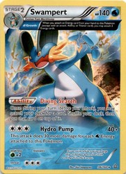 Swampert (Alpha) 36/160 XY Primal Clash Holo Rare
