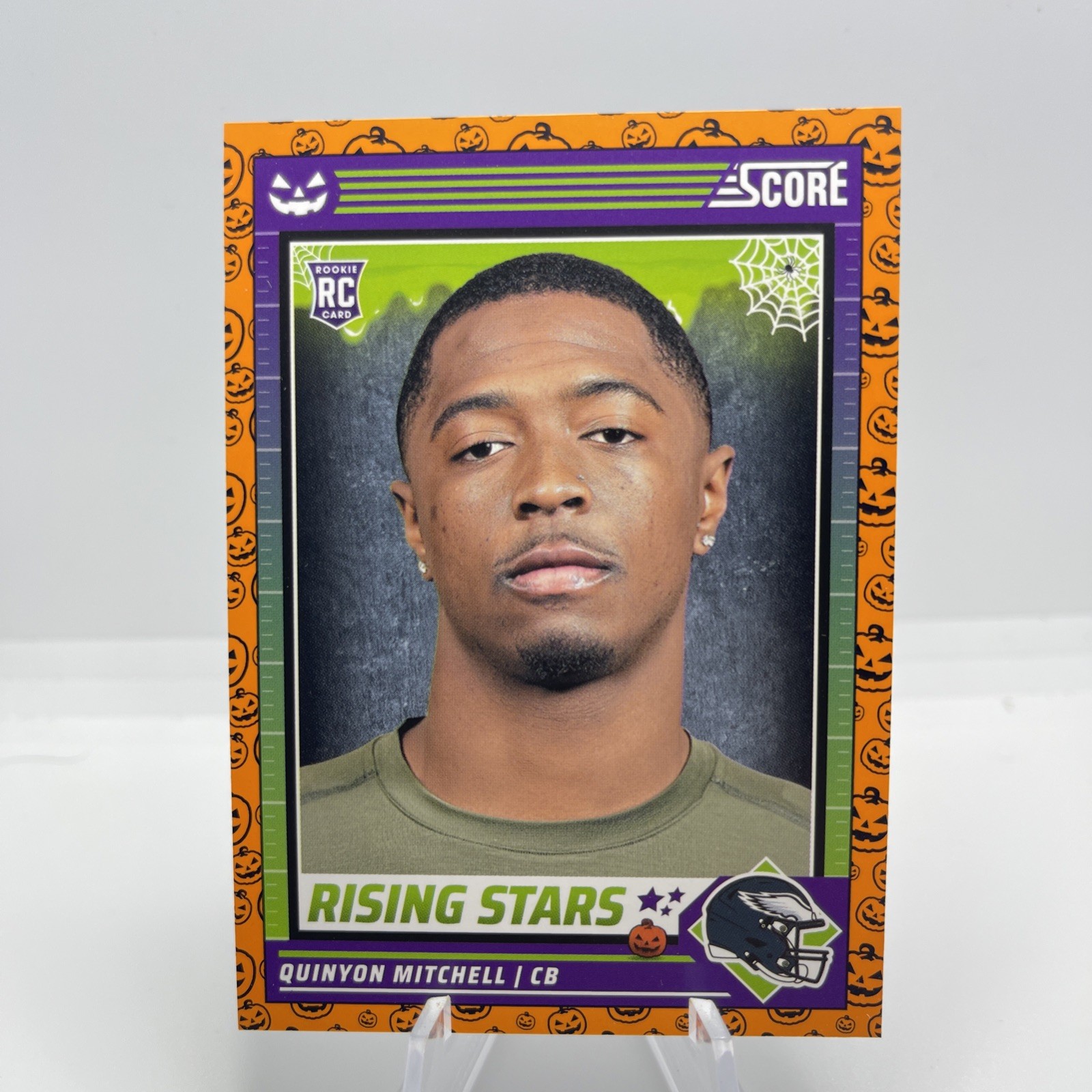 2024 Panini Score A Treat Football Quinyon Mitchell RC #41 Orange Pumpkins