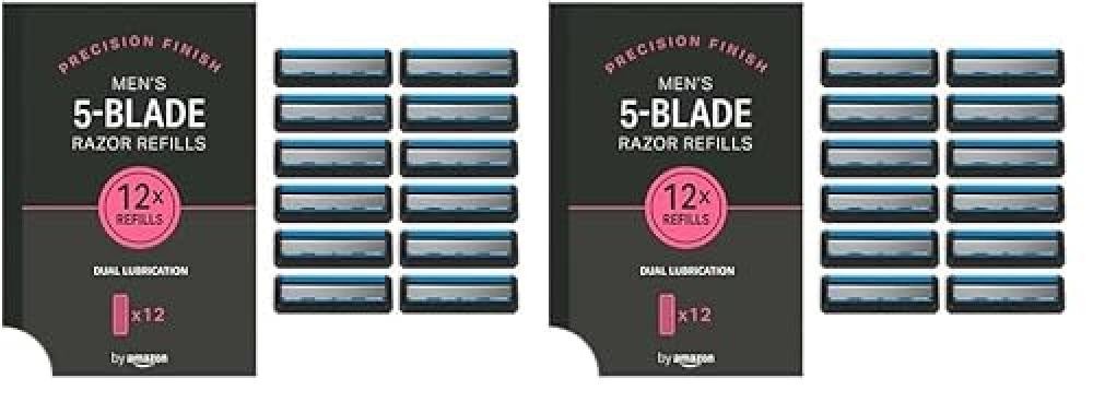 Amazon Brand 5-Blade Razor Refills 12ct | Recensione e Compatibilità
