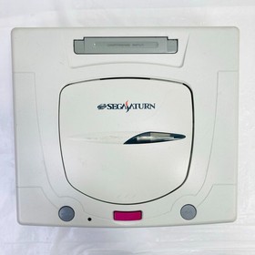 Sega Saturn console White Christmas Pack w/Controller No software USED Japan F/S