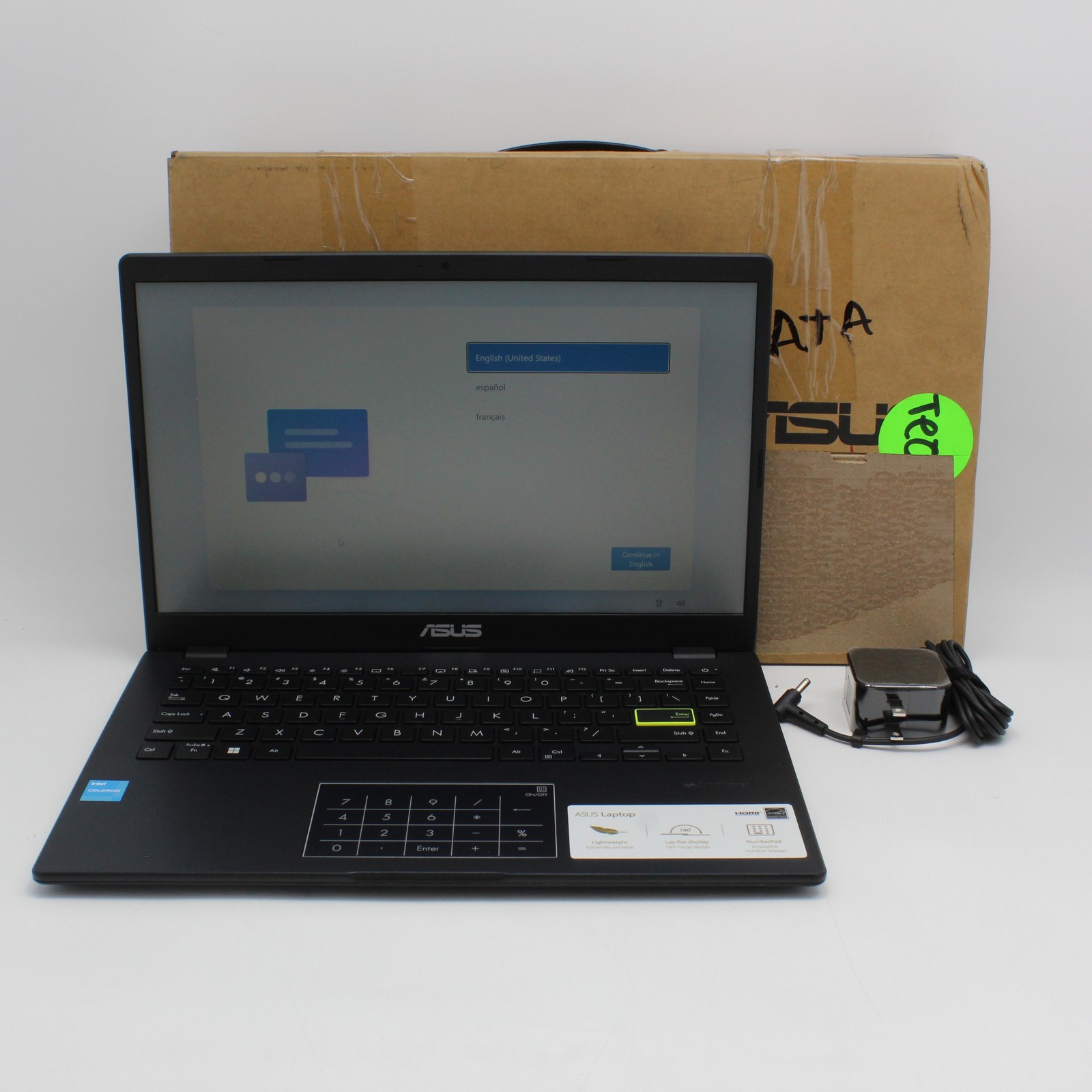 ASUS Vivobook Go 14 L410 14" Celeron N4500 4GB DDR4 128GB eMMC Windows 11 Home